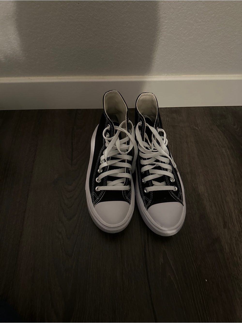 Converse Black and White High-Top Sneakers